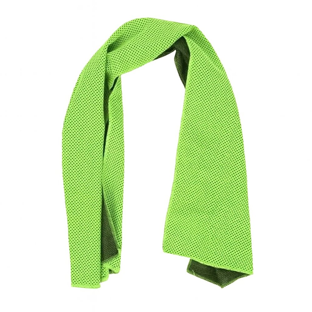 Green UV Cooling Towel for Sports, Beach, Outdoor and Recreation